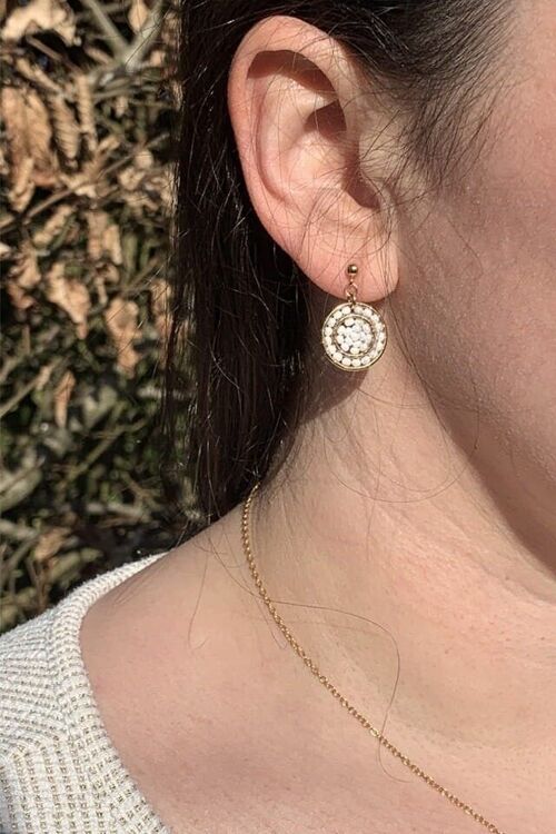 Boucles d'oreilles FLORENCE - goldfilled 14 carats