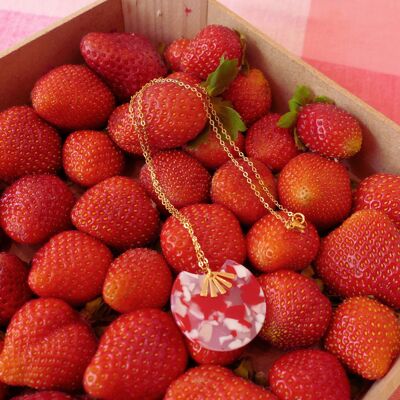 Erdbeer-GIGI-Halskette