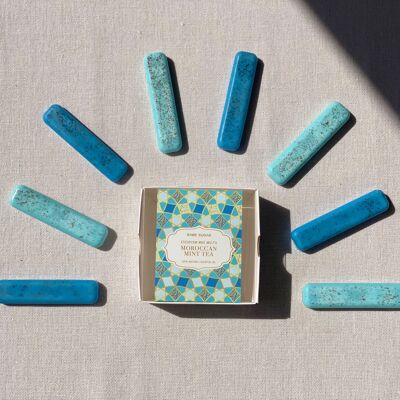 Marokkanischer Minztee | Schachtel mit 100 % natürlichem Aromatherapie-Wachs