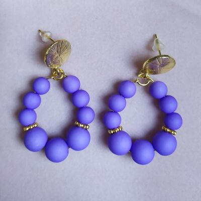 Suzanne earrings - purple