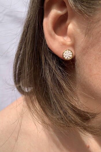 Boucles d'oreilles LOU - goldfilled 14 carats 2