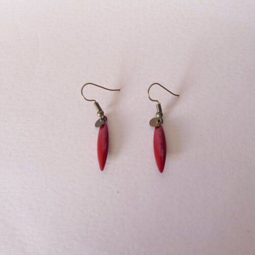 Boucles d'oreilles TEA cherry