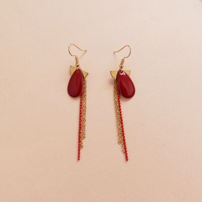 MADELEINE cherry earrings