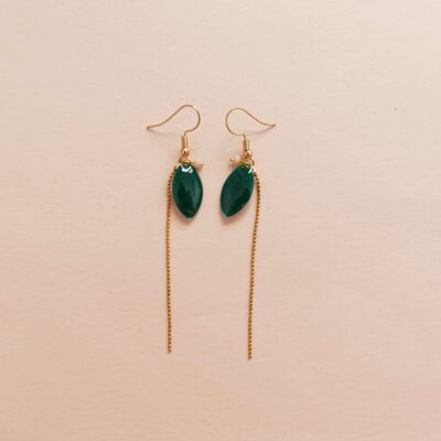 Emerald IRIS earrings