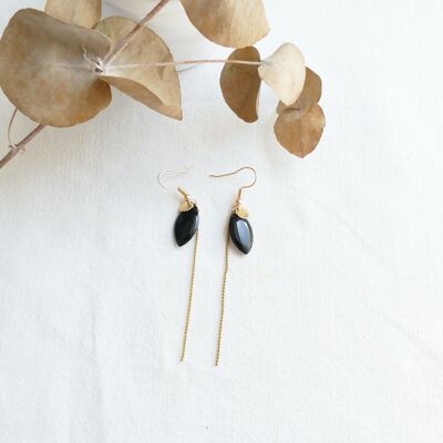 IRIS carbon earrings