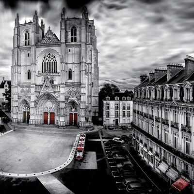 Postkarte DL Kathedrale von Nantes