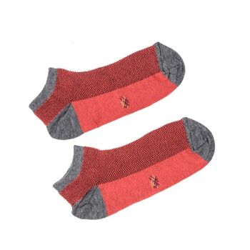 MissAnkle Sock Spike Tile-Grey 2