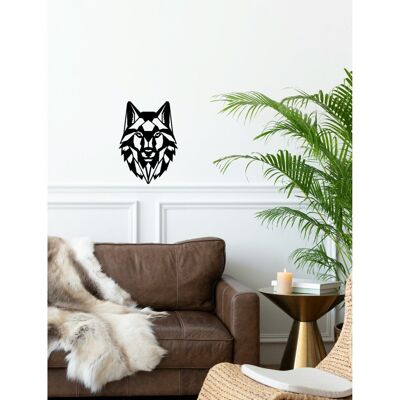 Wanddekoration - Wolf