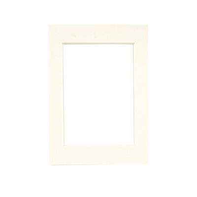 Nicola Spring Picture Mount for 5 x 7 Frame | Photo Size 4 x 6 - Ivory