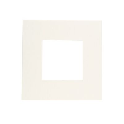 Nicola Spring Bilderhalterung für 8 x 8 Rahmen | Fotogröße 4 x 4 – Elfenbein