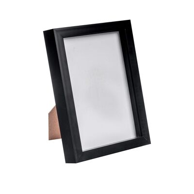 Nicola Spring Acrylic Box Photo Frame - Black - 6 x 8 (A5)