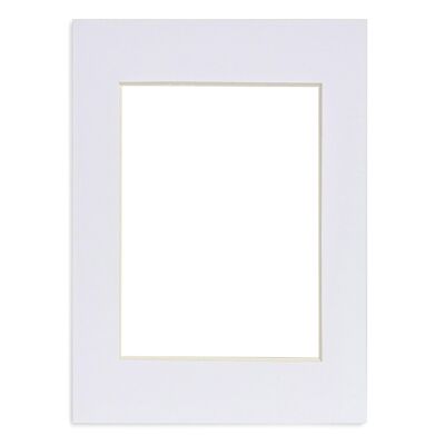 Nicola Spring Bilderhalterung für 20,3 x 25,4 cm Rahmen | Fotogröße 12,7 x 17,8 cm – Weiß