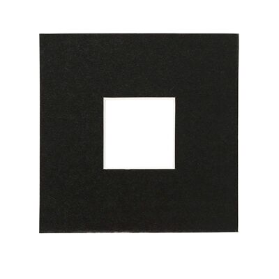 Nicola Spring Soporte para cuadros para marco de 6 x 6 | Tamaño de foto 2 x 2 - Negro
