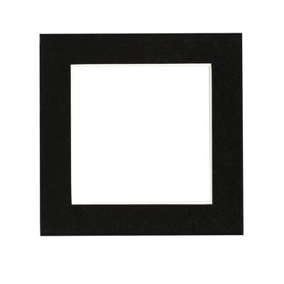 Nicola Spring Bilderhalterung für 6 x 6 Rahmen | Fotogröße 4 x 4 – Schwarz