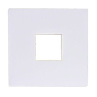 Nicola Spring Soporte para cuadros para marco de 6 x 6" | Tamaño de foto 2 x 2" - Blanco
