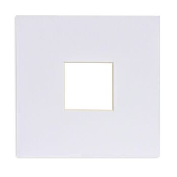 Nicola Spring Support photo pour cadre 6 x 6" | Taille photo 2 x 2" - Blanc 1