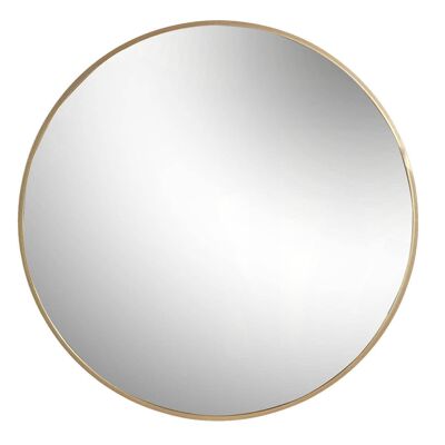 Specchio da parete rotondo con cornice Harbour Housewares - 80 cm - Oro