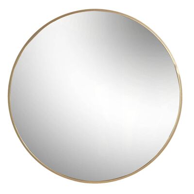 Miroir Mural Rond avec Cadre Harbor Housewares - 80 cm - Or