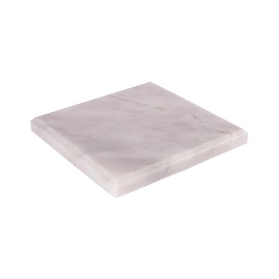 Sottobicchiere quadrato in marmo - 10 cm - di Argon Tableware
