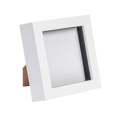 Cornice portafoto Nicola Spring Box - 4x4 - Bianco