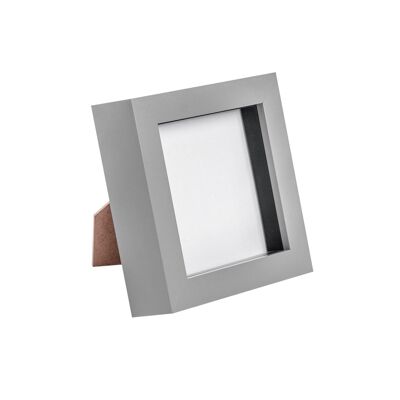 Nicola Spring Box-Fotorahmen – 10 x 10 cm – Grau