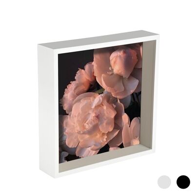 Marco de fotos de caja profunda Nicola Spring - 10 x 10 - Blanco