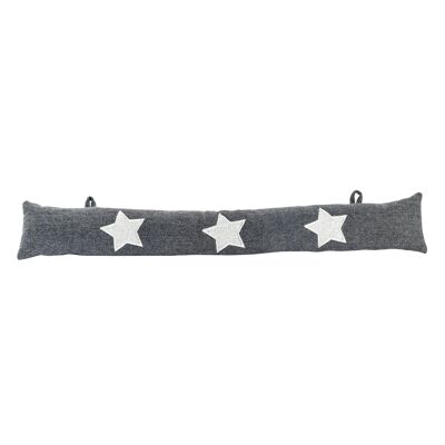 Nicola Spring Draft Excluder Cojín - Estrella - Gris