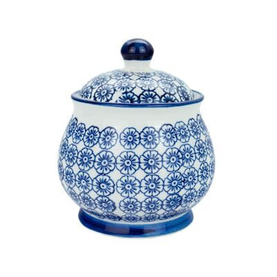 Azucarero Estampado Nicola Spring - Flor Azul