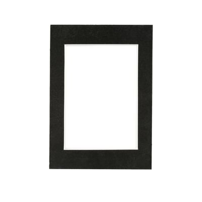 Nicola Spring Bilderhalterung für 5 x 7 Rahmen | Fotogröße 4 x 6 – Schwarz