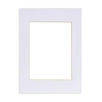 Nicola Spring Bilderhalterung für 5 x 7" Rahmen | Fotogröße 4 x 6" – Weiß