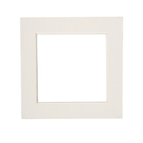 Nicola Spring Picture Mount for 6 x 6 Frame | Photo Size 4 x 4 - Ivory