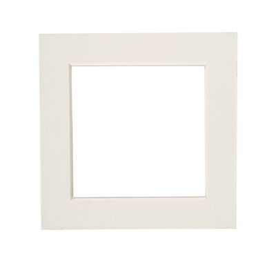 Nicola Spring Picture Mount for 6 x 6 Frame | Photo Size 4 x 4 - Ivory