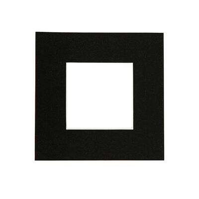 Nicola Spring Bilderhalterung für 8 x 8 Rahmen | Fotogröße 4 x 4 – Schwarz