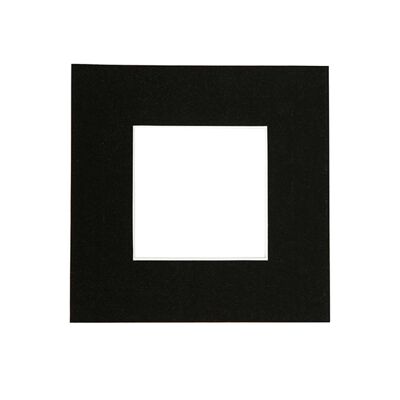 Supporto per foto Nicola Spring per cornice 8 x 8 | Formato foto 4 x 4 - Nero