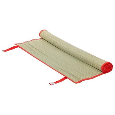 Tapis de Plage en Paille Nicola Spring - 60 x 178 cm - Rouge