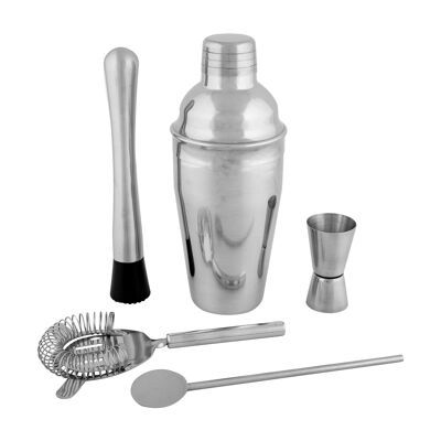 Rink Drink Set da 5 shaker per cocktail Manhattan - Argento