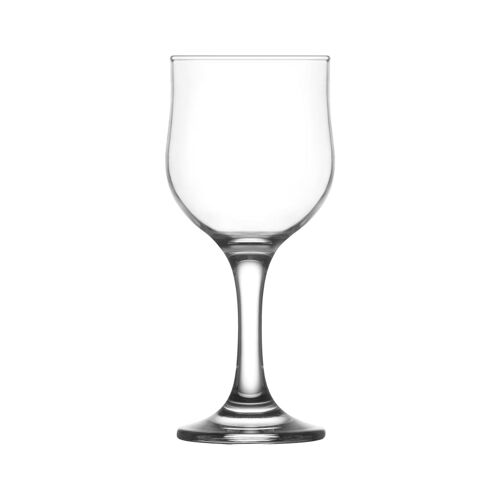 LAV Nevakar Stemmed Red Wine Tulip Glasses - 240ml