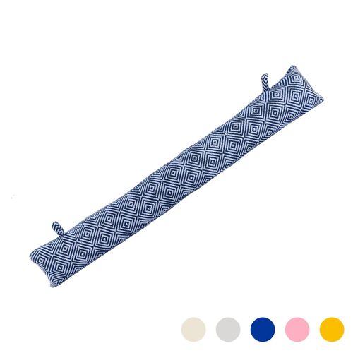 Nicola Spring Decorative Draught Excluder - Blue - 80cm