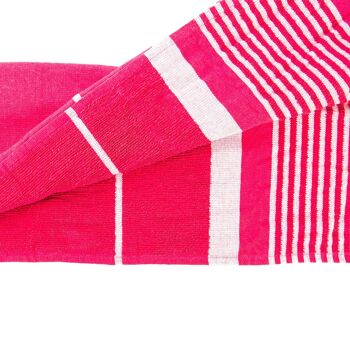 Serviette de bain en coton turc de luxe Nicola Spring - Rose vif 7