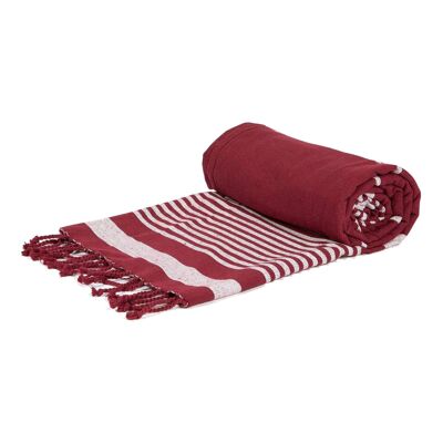 Nicola Spring Deluxe Turkish Cotton Towel - Burgundy