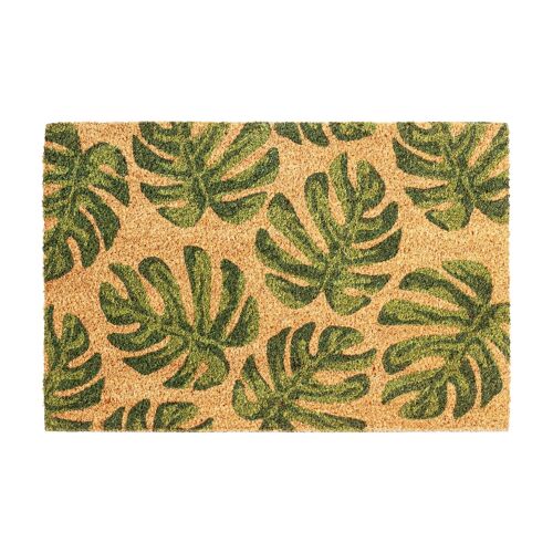 Nicola Spring Non-Slip Door Mat - 90 x 60cm - Banana Leaf