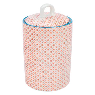 Nicola Spring Porcelain Tea and Coffee Canister - Orange