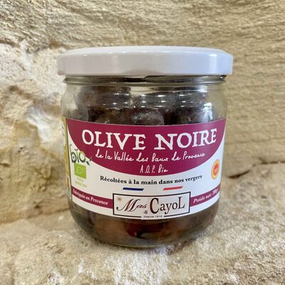 Organic black olives “GROSSANE” PDO Vallée des Baux de Provence