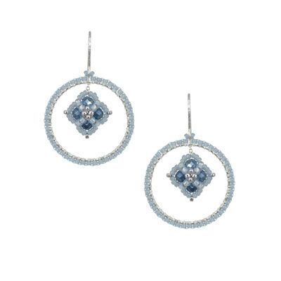 Boucles d'oreilles LARISSA Bleu