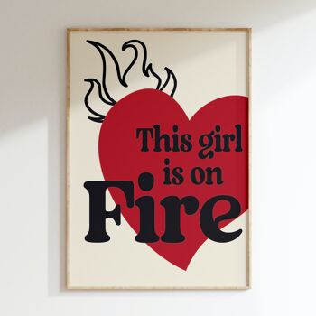 Affiche THIS GIRL IS ON FIRE 1