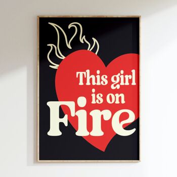 Affiche THIS GIRL IS ON FIRE 4