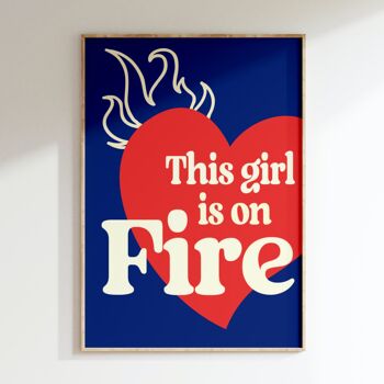 Affiche THIS GIRL IS ON FIRE 9