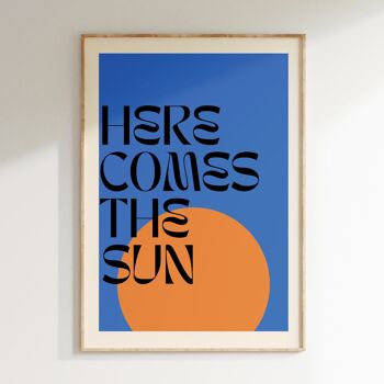 Affiche HERE COMES THE SUN 1