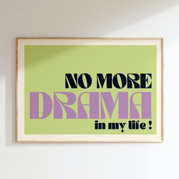 Affiche  NO MORE DRAMA 14