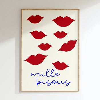 Affiche MILLE BISOUS 8